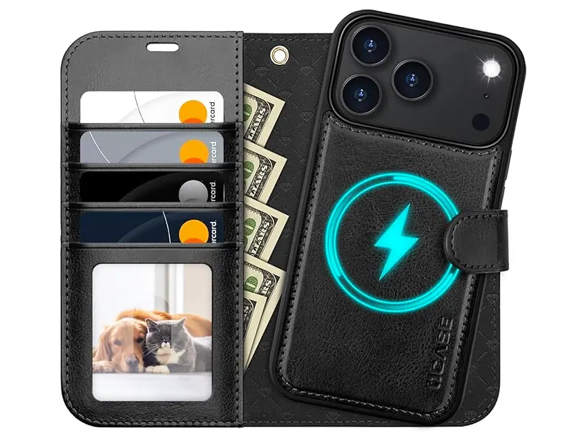 OCASE Detachable Wallet Case for 17 pro max