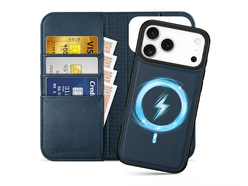 SHIELDON Detachable Wallet Case for 17 pro max